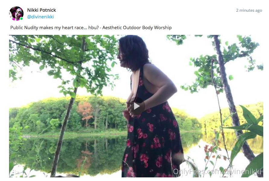 DivineNikki1's tweet photo. 🍃🍑Outdoor Body Worship🍑🍃

hey there😌i just added a full length video to My onlyfans 🖤 🌟 🍁 💦

🌊🌀subscribe now for another free video in your DMs 🌀🌊 #onlyfans 

💎 https://t.co/12fEmsawVh 💎 https://t.co/KH1bIQB11O
