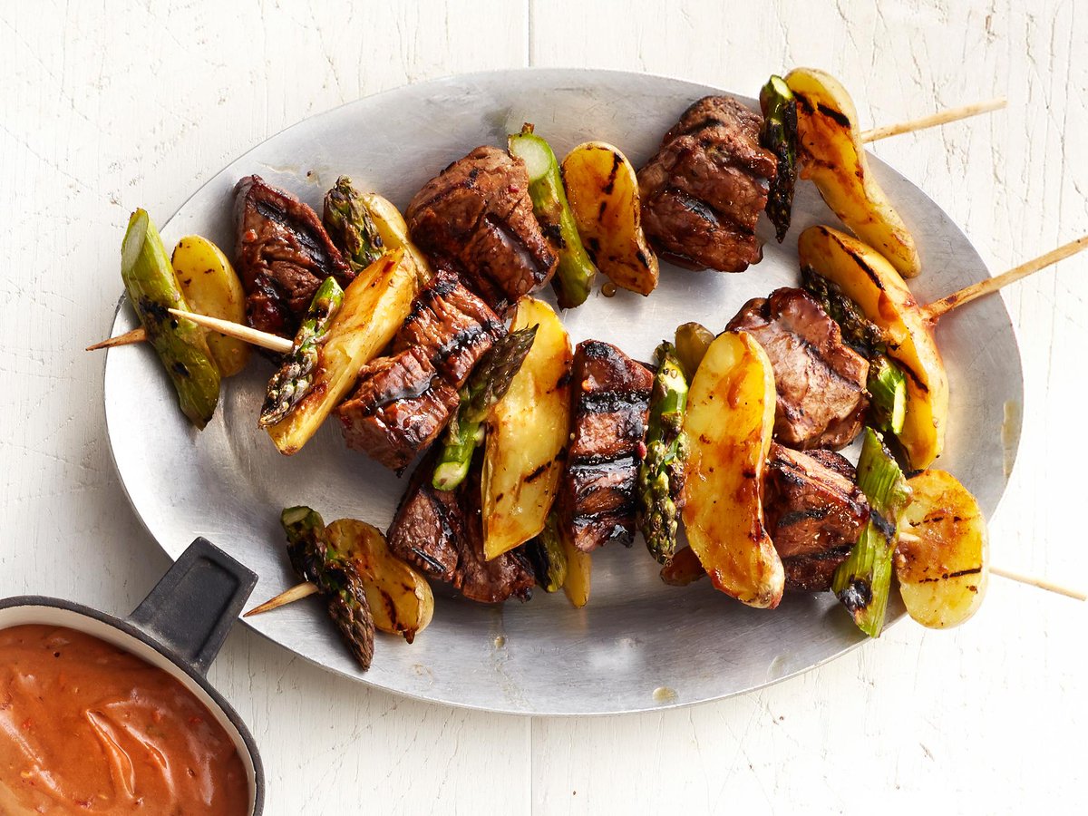 Food Network On Twitter Recipe Of The Day Steak And Potato Kebabs Https Tco Pf0pp5oh1s