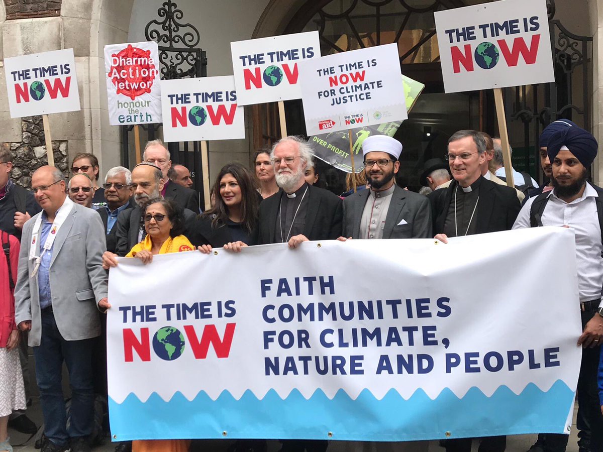 Around 16,000 joined the #TimeIsNow Mass Lobby, led by #faithleaders encouraging MPs at #Westminster to help tackle #climatechange. #RenewableEnergy 
#climatejustice #globalwarming #AirPollution #nature #renewables