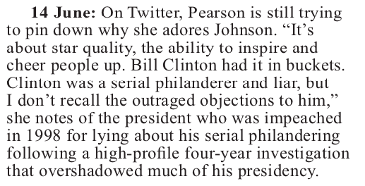 PrivateEyeNews's tweet photo. Boris Johnson's most demented cheerleader, Allison Pearson, ready to deny geography, history and take on the church of England on behalf of her man. Hackwatch, only in the new edition of Private Eye, in shops today! https://t.co/OgNKBJrr1r