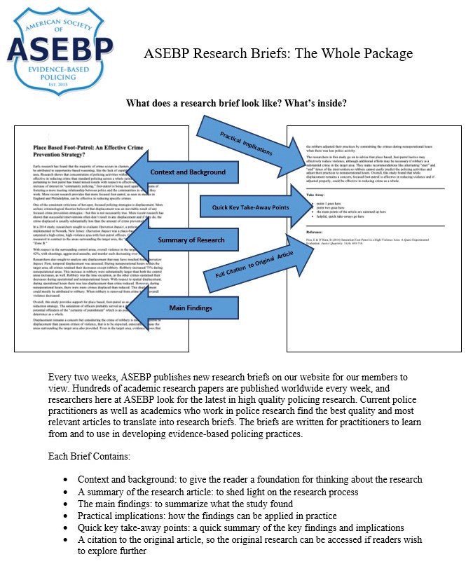 EBpolicing's tweet photo. Curious as to what our research briefs are all about? Take a peek here and learn all about them! 👀
 
Don’t forget to become a member and get these every two weeks!🤓 https://t.co/SEGZ8ogMWE