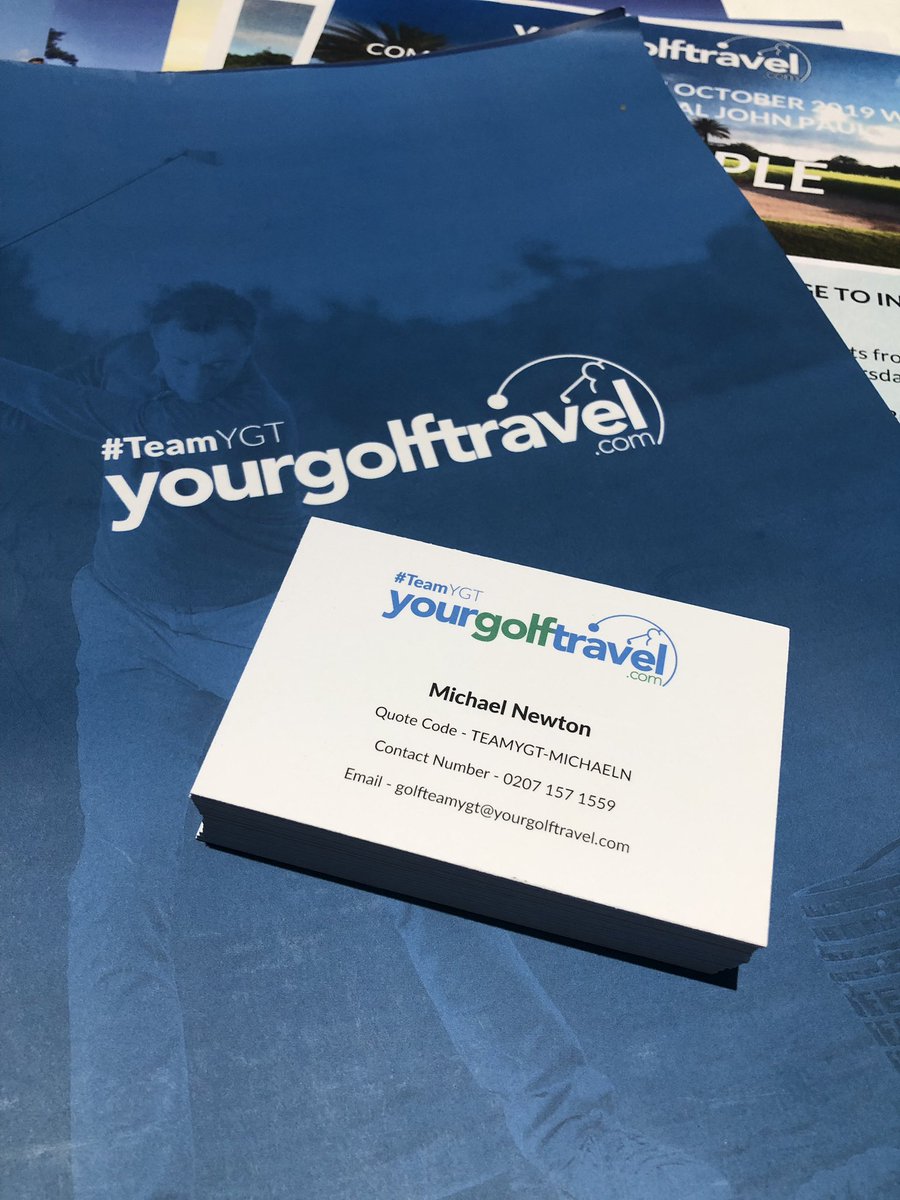 Are you looking to organise a golf trip for 2020 aboard or even a short break in the UK?

If so then DM me as I’ll be able to access special deals &amp; unlock added extras with leading golf travel company <a href="/yourgolftravel/">Your Golf Travel</a> 👌

#TeamYGT