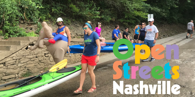walkbikenash's tweet photo. Happy #NationalCanoeDay! You may not be able to paddle through our NEW Open Streets route, but you can still walk, bike, skate or scoot in a silly costume. See you in the street July 28th! #OpenStreetsNashville #ByeCarsHelloNeighbors #BikeNashville https://t.co/J0M4vqpJuM https://t.co/4KNEODXXjV