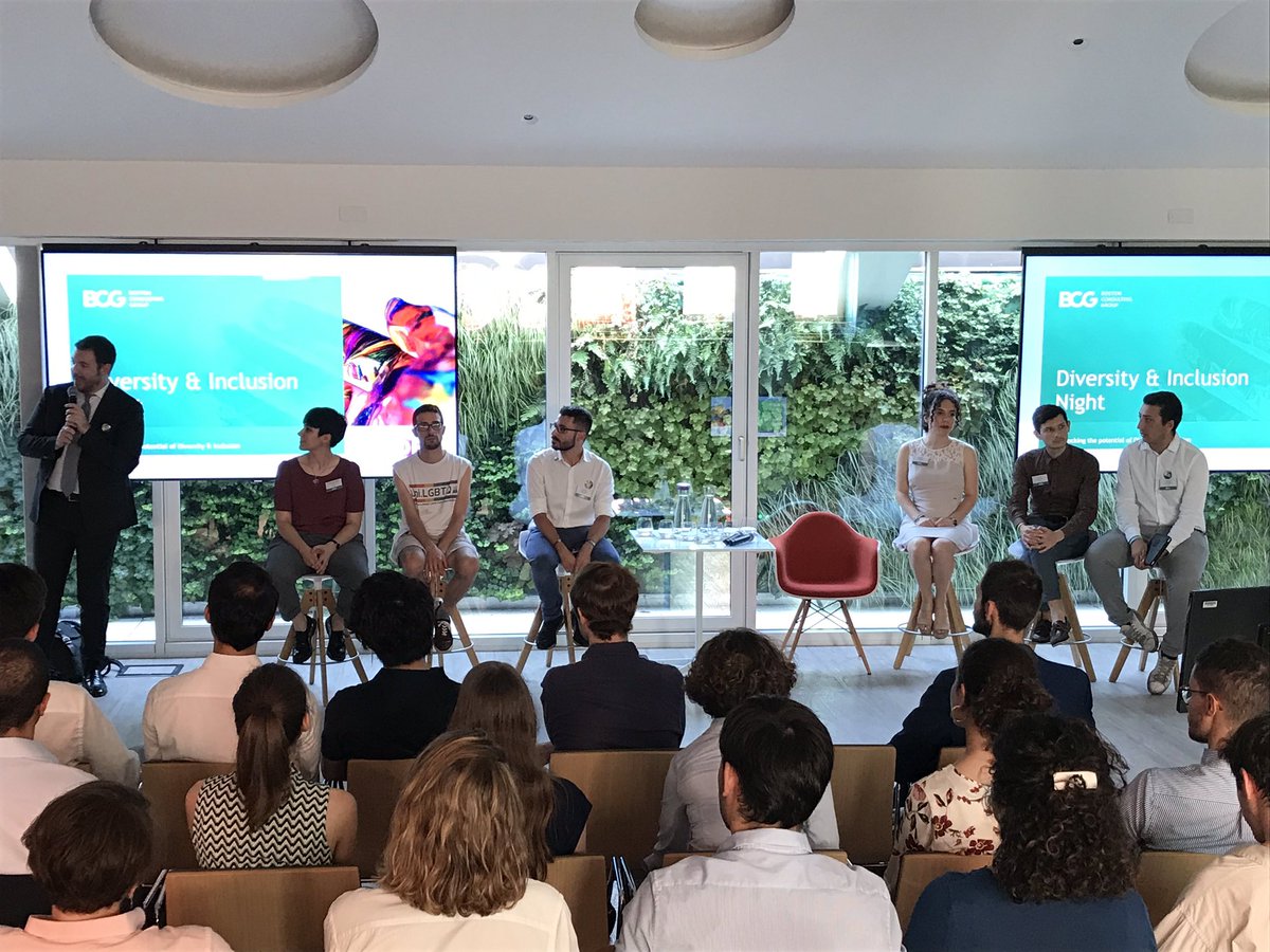 Insieme ai rappresentanti delle associazioni universitarie #LGBTQ riflettiamo di #DiversityandInclusion, #talenti e rapporto con le #aziende. Benvenuti a tutti alla #DiversityandInclusion Night, uno degli eventi della #BCGPrideWeek.
#pride #PrideMonth2019