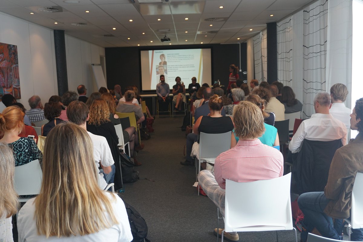 IRCWASH's tweet image. Technical conversations are still very much male dominated. Making sure that women are present at the table is absolutely crucial for reaching #SDG6 - says Esther de Vreede of @SimaviNL at the @IRCWASH #WASHdebate.