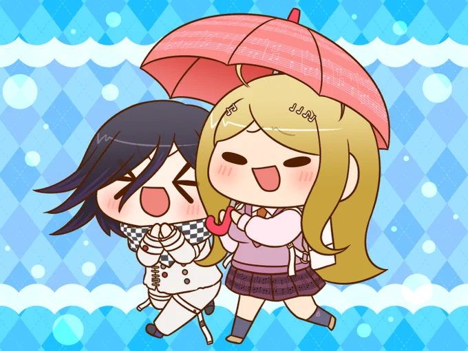 ダンガンロンパV3:赤松楓+王馬小吉
傘いれてー! 
