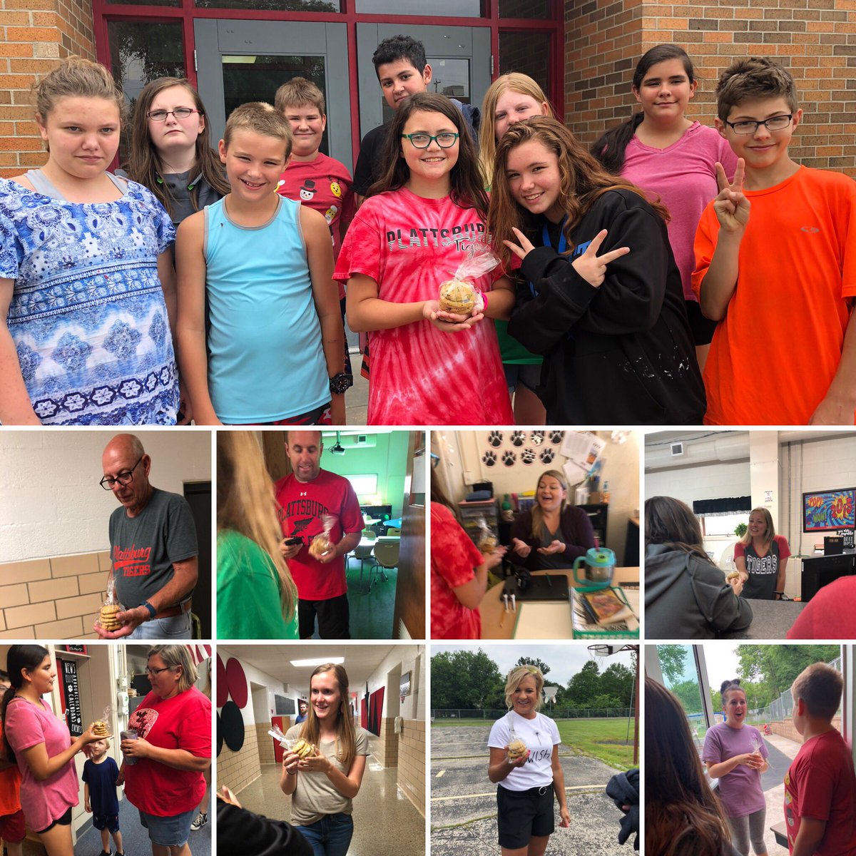 EHenderson626's tweet photo. Thank you so much to the teachers that have spent their summer with us! We appreciate you!! (With fresh baked cookies!) π₯° @CCMSTigers @PlattsburgTiger #PBeTheChange #summerschool19 https://t.co/IRqE2J5aJh