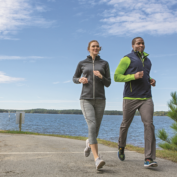 Get up. Get out. Get going.