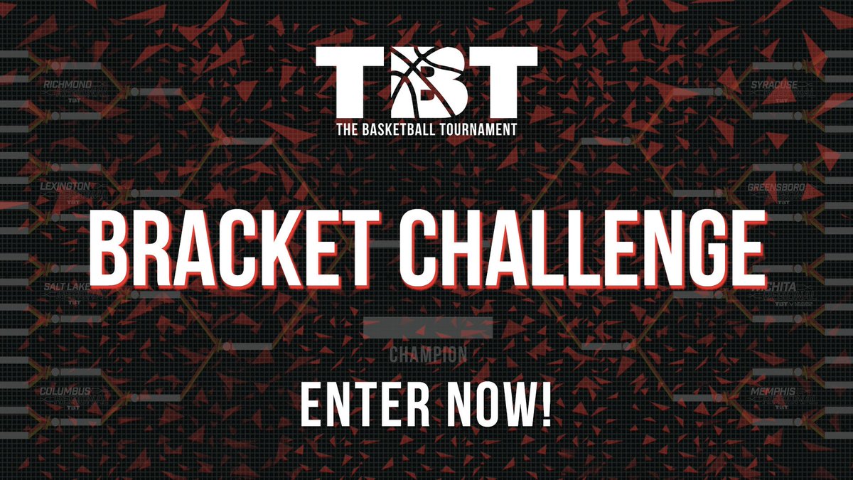thetournament's tweet image. The #TBT2019 Bracket Challenge is officially OPEN! Time to fill out your bracket, earn fan points, and ultimately crown your champion. Who do you got?!?

💻: thetournament.com/my-bracket

#TBTFAN