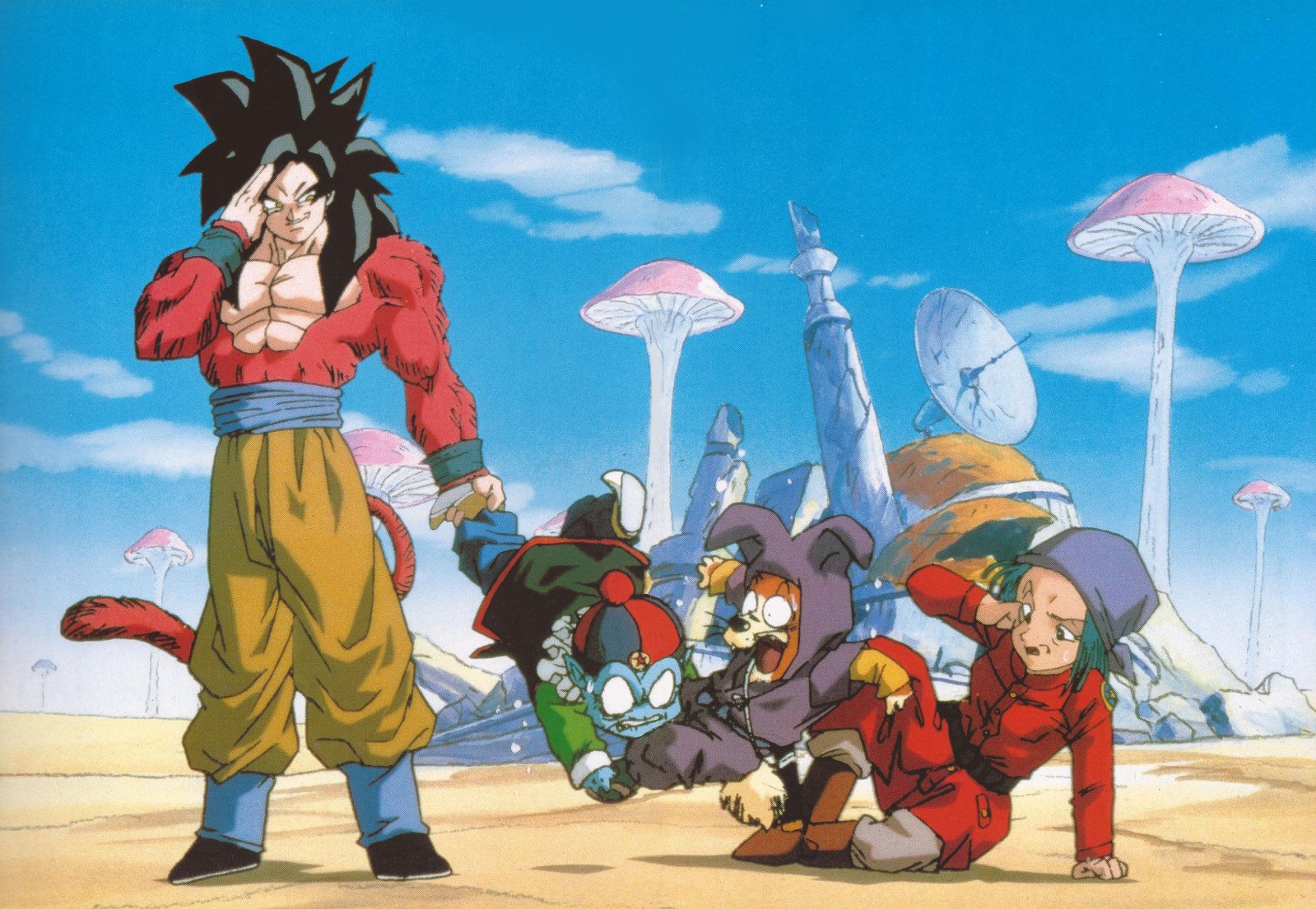 Os saiyajins mais fortes de dbz/dbgt/dbs !