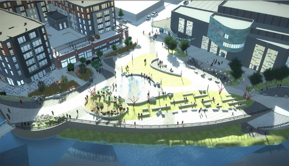 Haymarket Plaza is opening next week! Join us for the ribbon cutting on July 2 at noon!