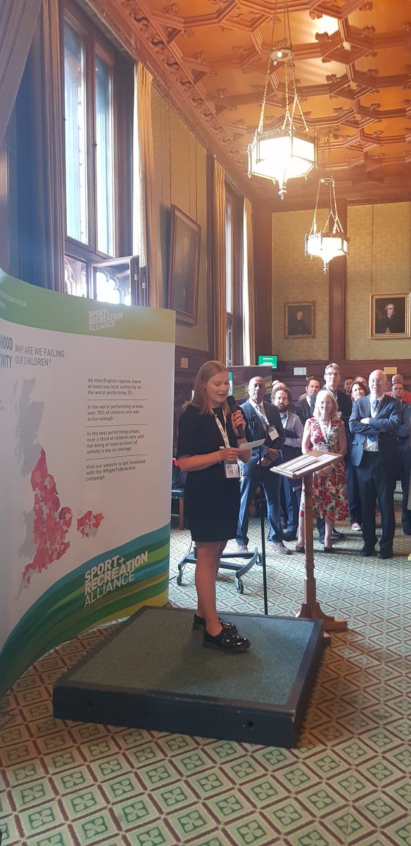 sportrectweets's tweet photo. Katie speaking on behalf of our Youth Advisory Panel about how important sport is to the young people of now and the future. https://t.co/a1SBYU18hT