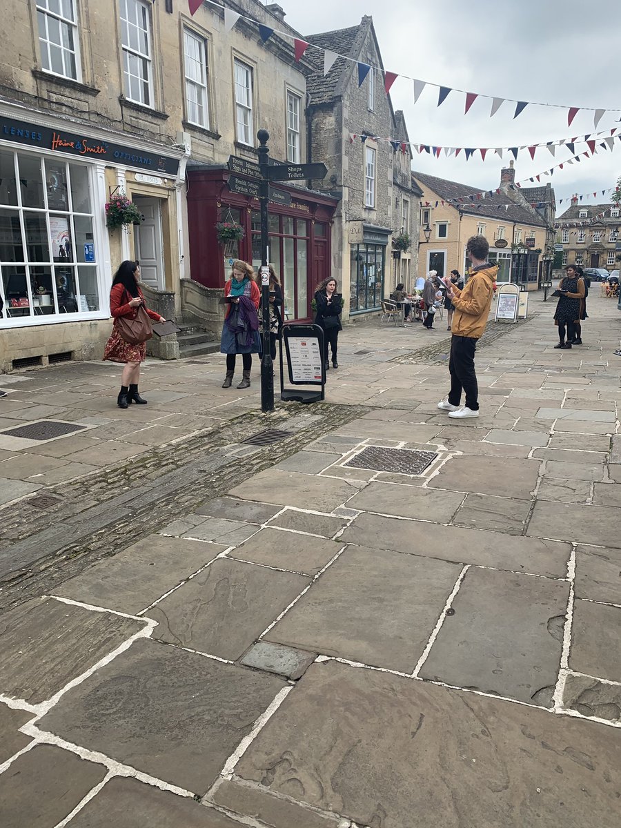 BSUESRC19's tweet photo. Introduction to soundwalking with @HarryMatthews22 .. fascinating to take note of sounds around Corsham today! https://t.co/reAfGDeJIO