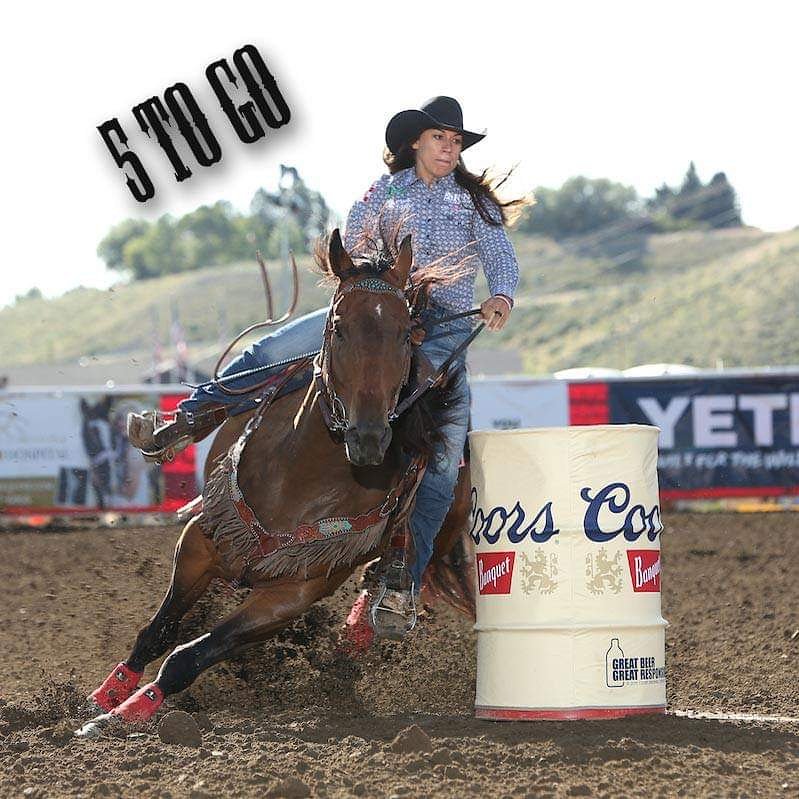 We are already setting records for the 100th Cody Stampede. There are 165 barrel racers (143 last year)  that entered the 2019 rodeo including 2018 champion Taci Bettis who won $9,674 at Stampede Park! It’s going to be exciting!!! Bull Stock Media photo. #100yearsofrodeo