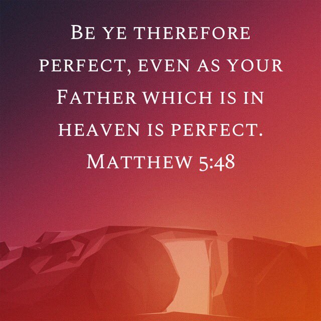 Christianenco's tweet photo. This is an order from the Lord Jesus Christ. Be perfect! 

#Bible #Matthew #Jesus #christian #Christianity #Bibleverse #amen https://t.co/97DUd6N2gO