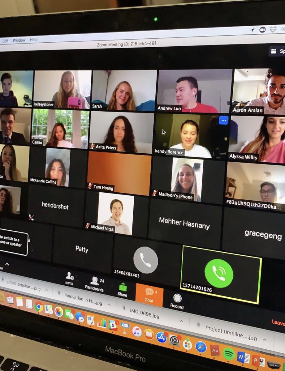 We got the band back together for our traditional Tuesday 7pm meeting....this time just on @zoom_us #PoweredByPRISM