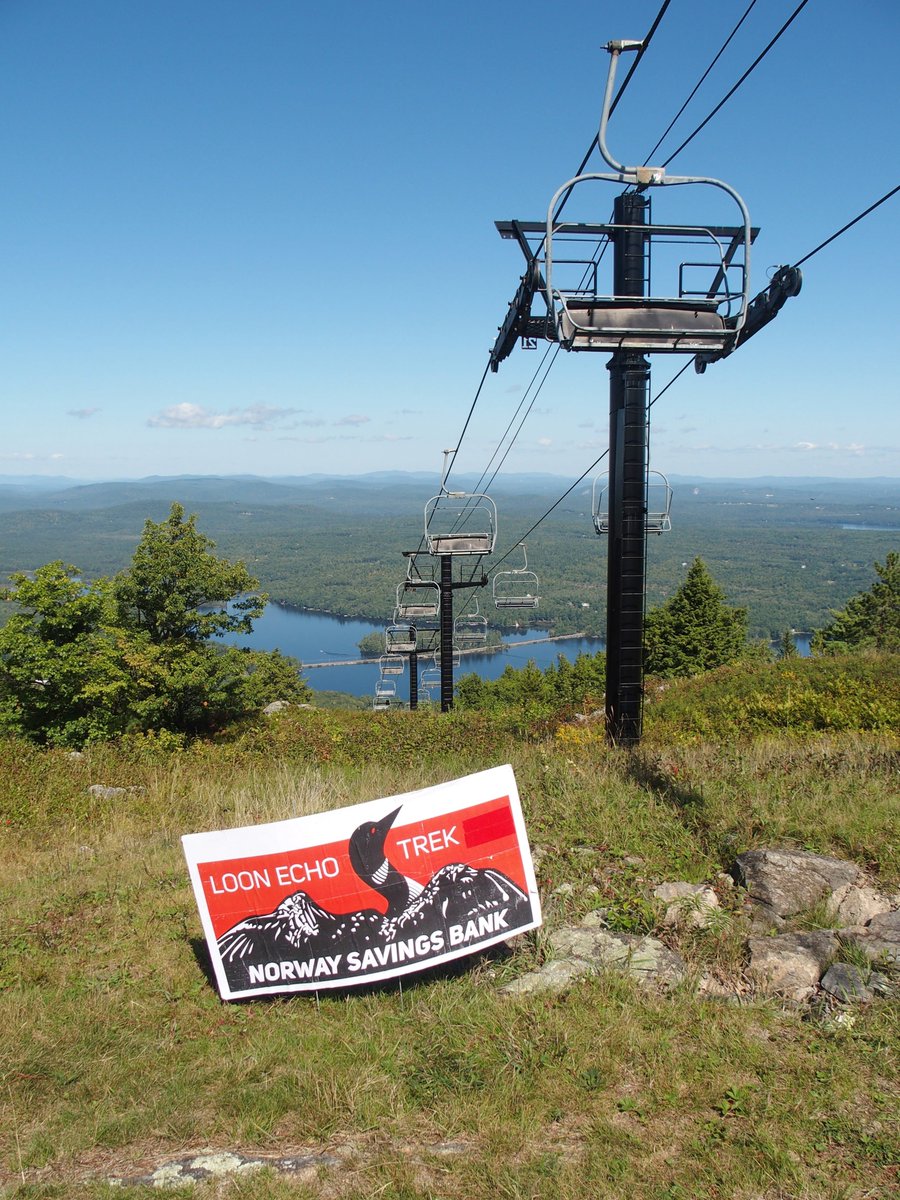Nothin' like those @ShawneePeakME views! Get your trek on to experience the Peak in the summer AND have a chance to win lift tickets for the winter views. 😎 #loonechotrek2019 #skimaine #hikemaine #runmaine #lovemaine