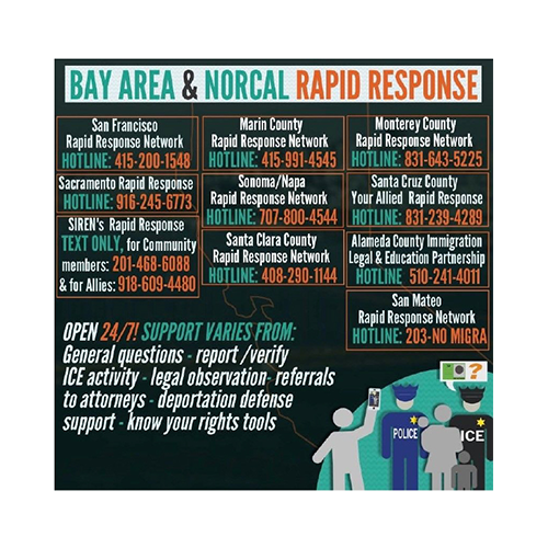 There may be increased ICE activity in the coming weeks. Regardless of your immigration status, you have guaranteed rights under the Constitution! We have listed some resources available to you throughout the Bay Area bit.ly/KIPPResources #KnowYourRights #ConoceTusDerechos