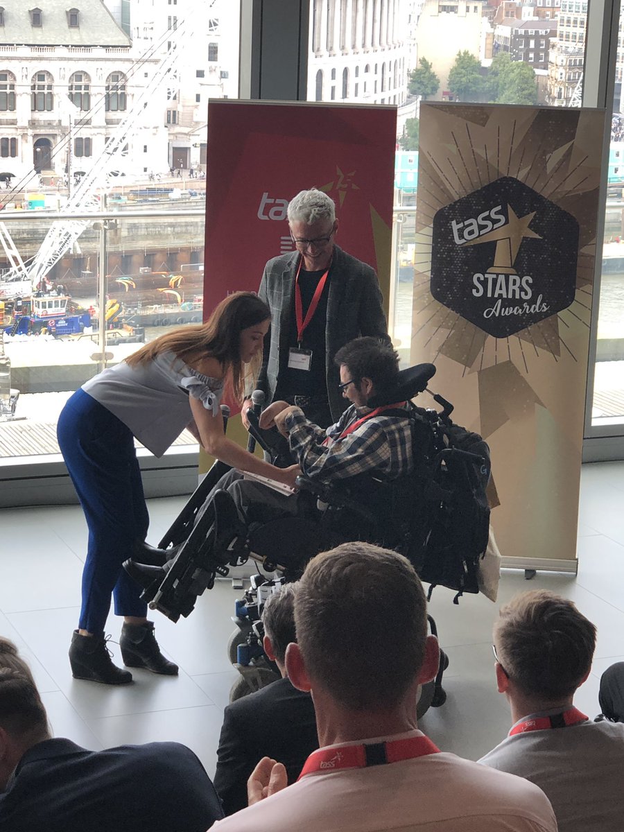 The University of Manchester smashing it at the TASS Star Awards! Rafael Young supported by our delivery site has won ‘Most Determined’ <a href="/UoMSport/">UoM Sport</a> <a href="/TalentedAthlete/">TASS</a> #TASS15