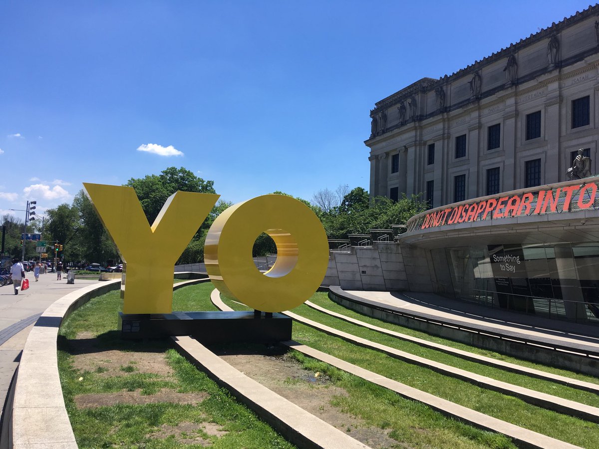 #Brooklynmuseum looking forward to 4th floor and Judy Chicago’s dinner party.