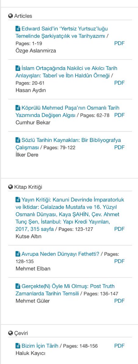 Tarihyazımı Dergisi’nin ilk sayısı olan 2019 Haziran sayısı yayında! Dergipark üzerinden ulaşılabilir: dergipark.org.tr/tarihyazimi/is…