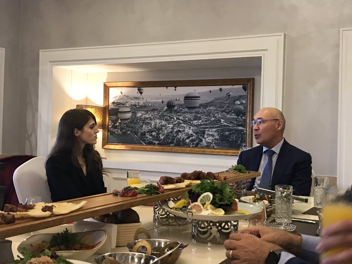 GBBC_io's tweet photo. GBBC’s #BlockchainCentralKZ in collaboration with @AIFC_KZ starts tomorrow in Nur-Sultan, Kazakhstan! 

Thank you to AIFC Governor Kairat Kelimbetov for hosting the GBBC and members for dinner
@M4K070 @Pablolobo77 @orbs_network @BitfuryGroup @Mercinatd @srolondon @_sofia_arend https://t.co/ESbWEbA5ow