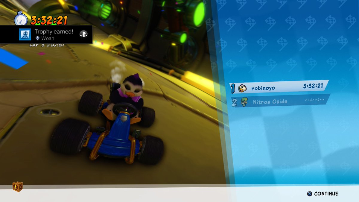 RobinGaming's tweet photo. Platinum #85: Crash Team Racing https://t.co/AtLVTlzLbY