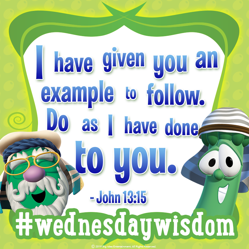 VeggieTales's tweet photo. What's your favorite Bible story?
#WednesdayWisdom #VOTD #Bible #DoUntoOthers #WWJD #VeggieValues #ChristianLiving #VeggieTales https://t.co/8wEFHQbk5b