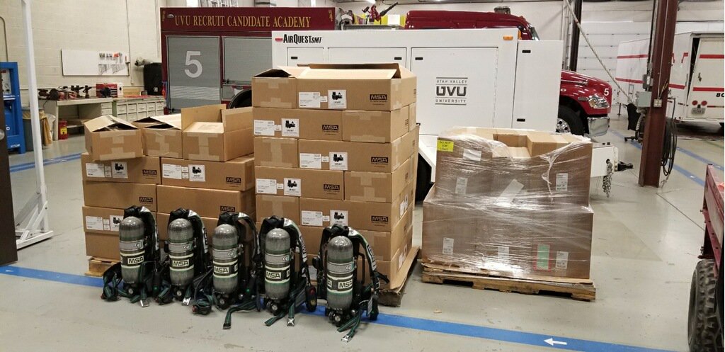 UFRA_Fire's tweet photo. Unpacking the new G1 for the UFRA training props and UVU Recruit Candidate Academy. Thanks to Ricky Hathway for completing this project! #scba #utahfirefighter #firetraining #uvufiretraining https://t.co/a8kfSQquWv