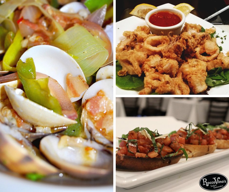 RoccoVinos's tweet photo. Whether you're a little hungry or a lot of hungry, enhance your favorite RoccoVino's entrees with our delicious appetizers! It's the perfect warm-up for the perfect meal. Visit https://t.co/W4wGR1UG6V for more!
#Appetizers #ItalianFood #RoccoVinos #Bruschetta #Clams #Calimari https://t.co/U8S5STVRmT