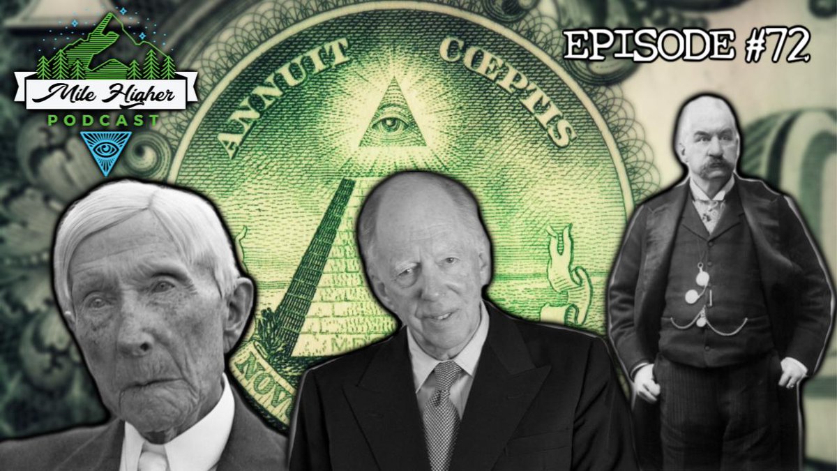 MileHigherPod's tweet photo. Now live on YouTube! Learn the TRUTH 👁️Podcast #72 - The Federal Reserve, Banking Scams & Money Isn't Real | Watch -> https://t.co/l7klNwA10m https://t.co/Pg6r95CCTK