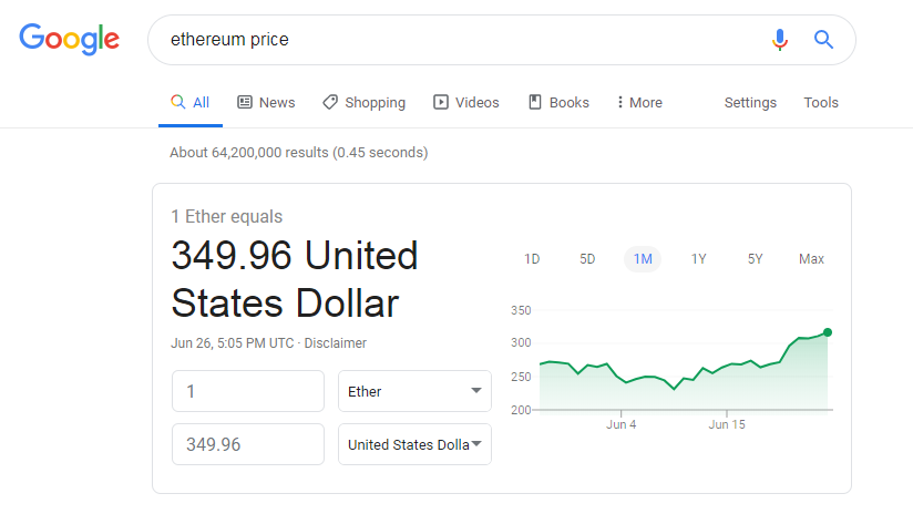 Mike_Ciav's tweet photo. @thebitsian @dcinvestor Try "Ethereum Price" https://t.co/RB2MNrOFmh