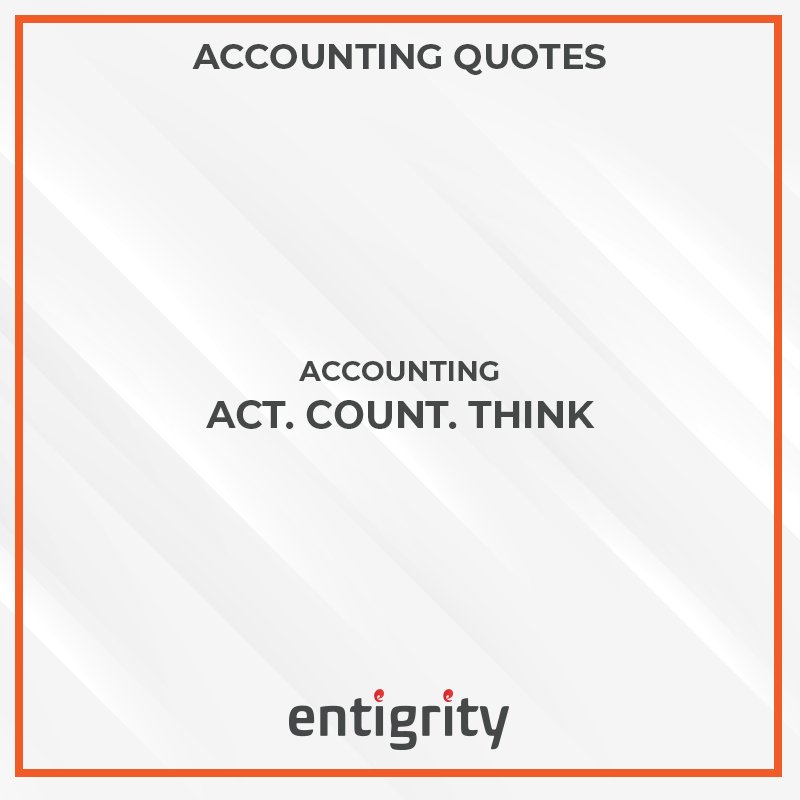 Accounting, ain't quite easy as it seems.
#act #count #think 
#accountingquotes #accountants #cpa #practice #entigrity