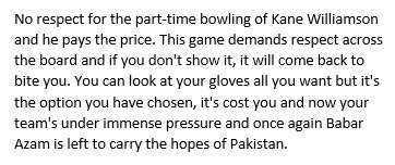 Brendon McCullum on commentary regarding Mohammad Hafeez #CWC19 #NZvPAK