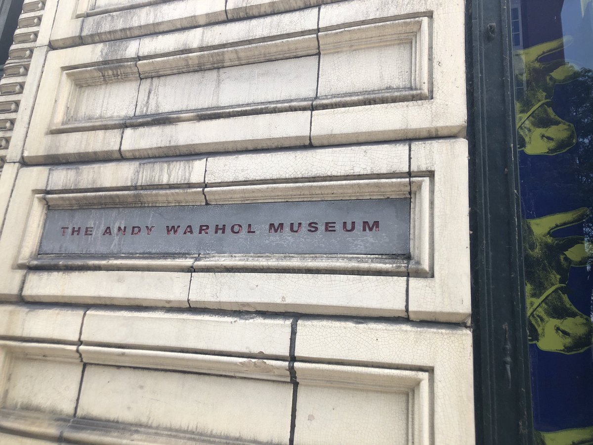 dawnbrockman's tweet photo. Found the Andy Warhol Museum and made ourselves at home. #OK2PA https://t.co/Ks9vrwBRuP