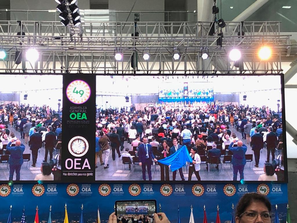 UnidosxlaVidaCo's tweet photo. Acá estamos presentes #OEAProvida #OEAProlife https://t.co/ZeTEm3ZqOW