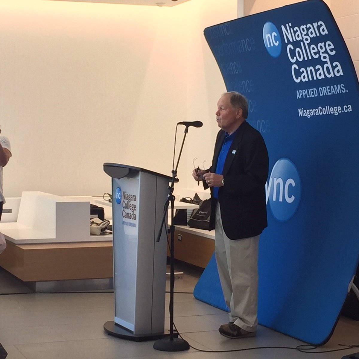 Dining_NC's tweet photo. Chartwells is proud to provide catering services to the AGE Works Conference this week. @niagaracollege President, Dan Patterson and @VBadawey speak about Art of Ageing at our Welland Campus. #Chartwells #NiagaraCollege @AGEWORKS_co https://t.co/zUA8UB7UeG