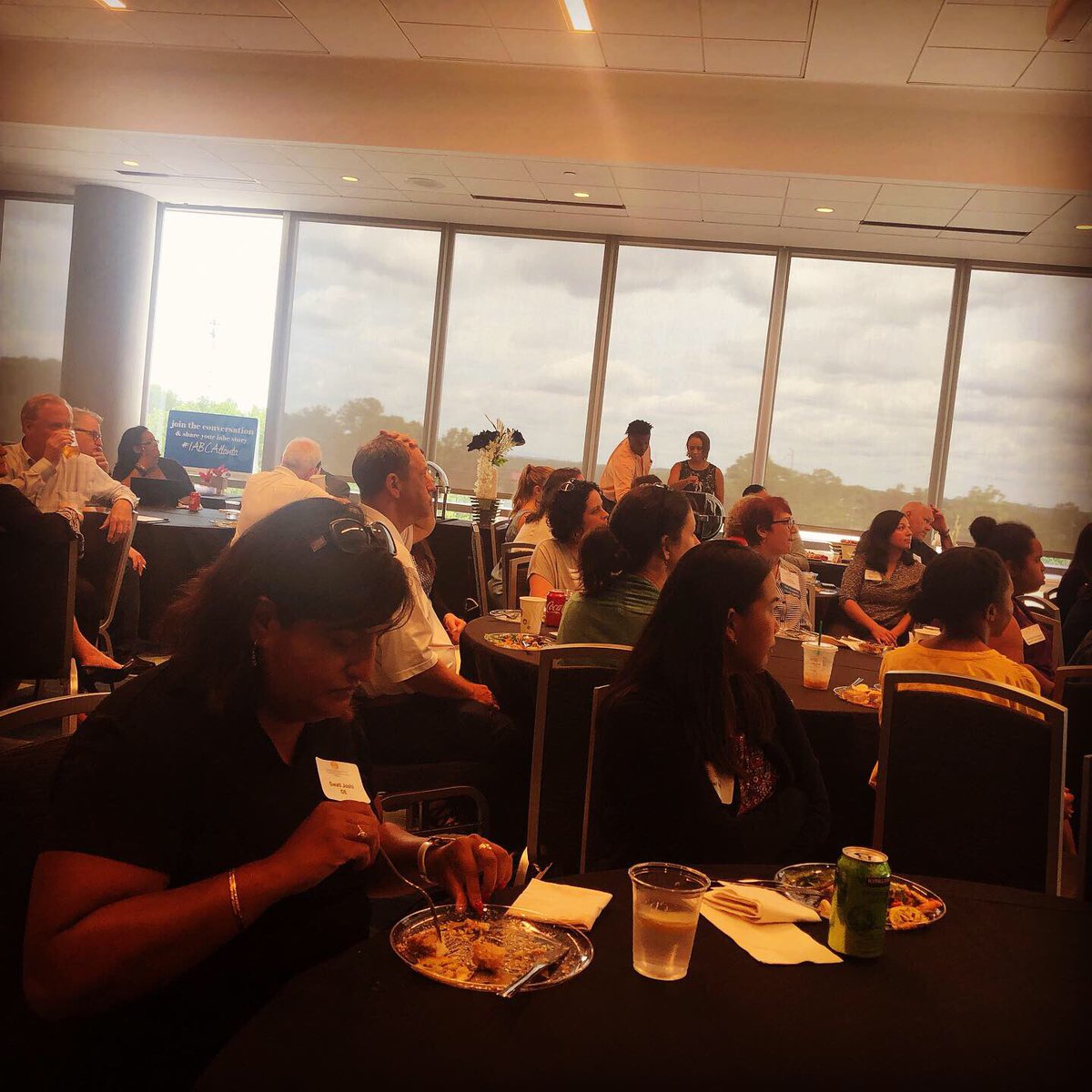 amywynnedesigns's tweet photo. Great presentation by @craigmillertv on the Georgia film industry - the Hollywood of the south. Yummy lunch and great company as well thanks to @IABCAtlanta
@georgiafilmbiz #atlanta #iabcatlanta #georgiafilmindustry #georgiafilming @NCMNews https://t.co/iFKyyy6mVY