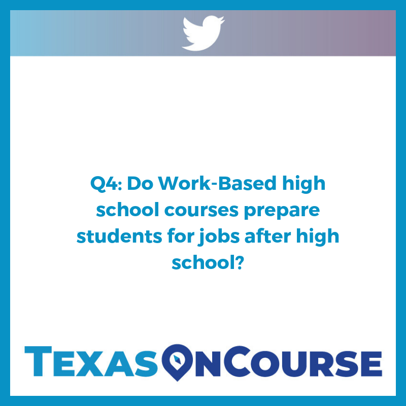 TexasOnCourse's tweet photo. Q4) How can work-based high school courses help students with disabilities? #UniqueAdvising https://t.co/cH2dkfd8Ng
