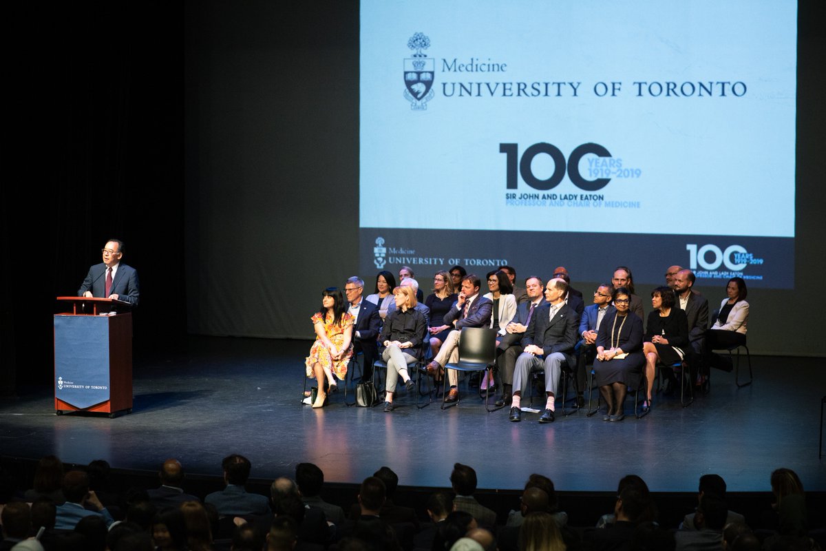 UofTDoMFellows's tweet photo. Congratulations to all our 2018-19 Department of Medicine graduates! A very memorable night for both faculty and grads. Congrats! 
#medicalgraduation #uoft #uoftdom #medicine #Fellowship https://t.co/RkxPOILa9i