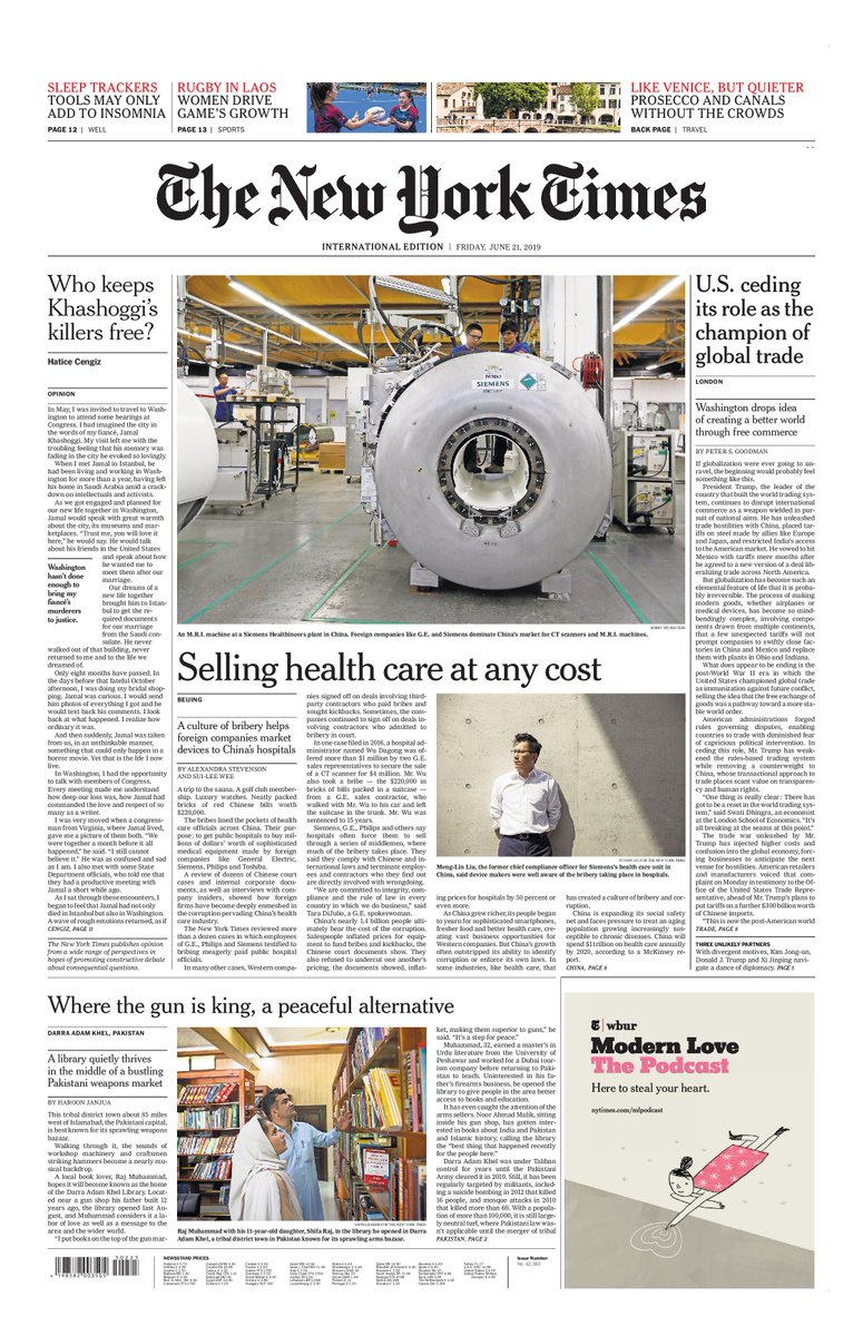 JanjuaHaroon's tweet photo. My Pakistan story on the Front Page of @nytimes June 21 with @mercan_resifi @petersgoodman &amp; @jotted Proud moment. https://t.co/Ja7PayS3wi
