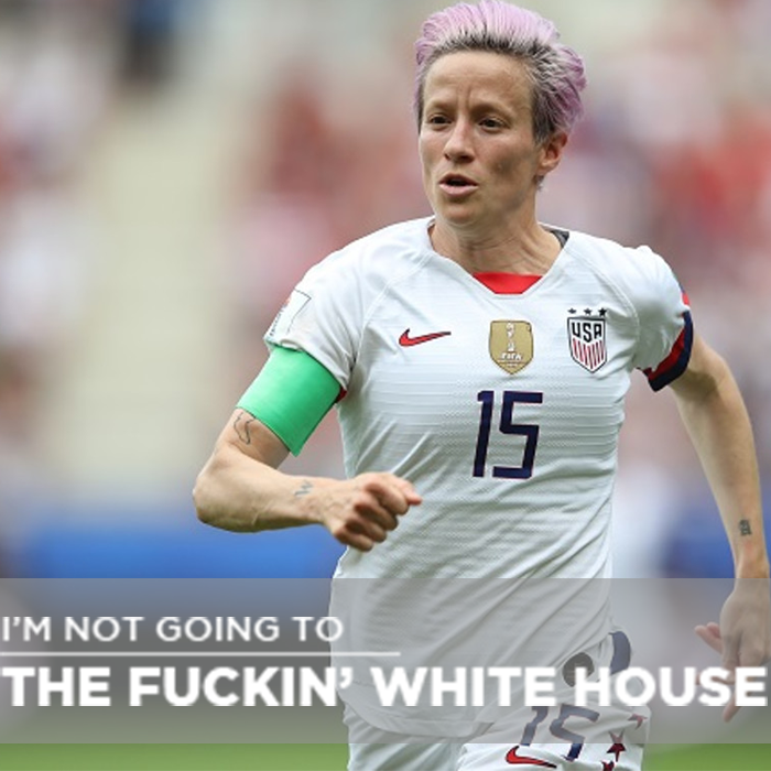 StokeFoundry's tweet photo. #WCW Megan Rapinoe is an American Hero
Wishing the #USWNT luck against France later this week. 
@mPinoe https://t.co/yuFtdG8sX7