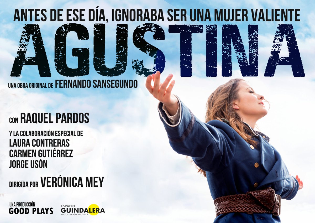 TeatrosLuchana's tweet photo. ¡ÚLTIMA FUNCIÓN de #Agustina! Un honor tener dentro de nuestro II Certamen Nacional de Artes Escénicas este texto de #FernandoSansegundo, interpretado por @RaquelPardos con la dirección de @VeronicaMey y la producción de @Good__Plays. Vie 19h45 #CNAETL19 https://t.co/hbHjSh7Dg6 https://t.co/oDIogBV7N1