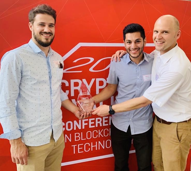 Axelra_AG's tweet photo. @ICTinvestorclub @CVConf_ @thecryptovalley @hslu Thank you very much @ICTinvestorclub and @CVConf_ for the wonderful reward. We are happy that you liked our pitch about Velove https://t.co/l60OaYgpKF #sbhack19 #techventurebuilder #mvpin100days https://t.co/VekLKdnshz