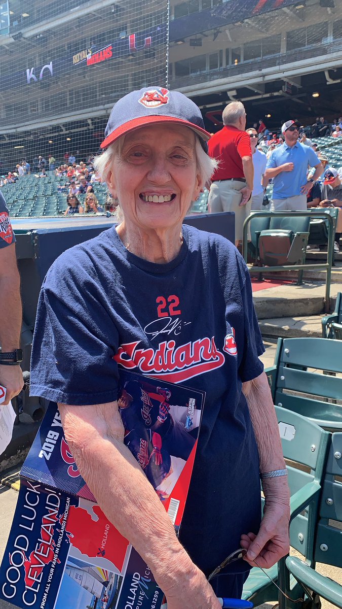 Meet Margie. She is 88 years young and has been an @Indians fan since 1947.

”I was 17 and my baby brother was five when the Tribe won the World Series in ‘48!!”

Cheers to you Margie! Thanks for being a loyal, lifelong fan!!❤️😎 #RallyTogether #Tribefanfeature
