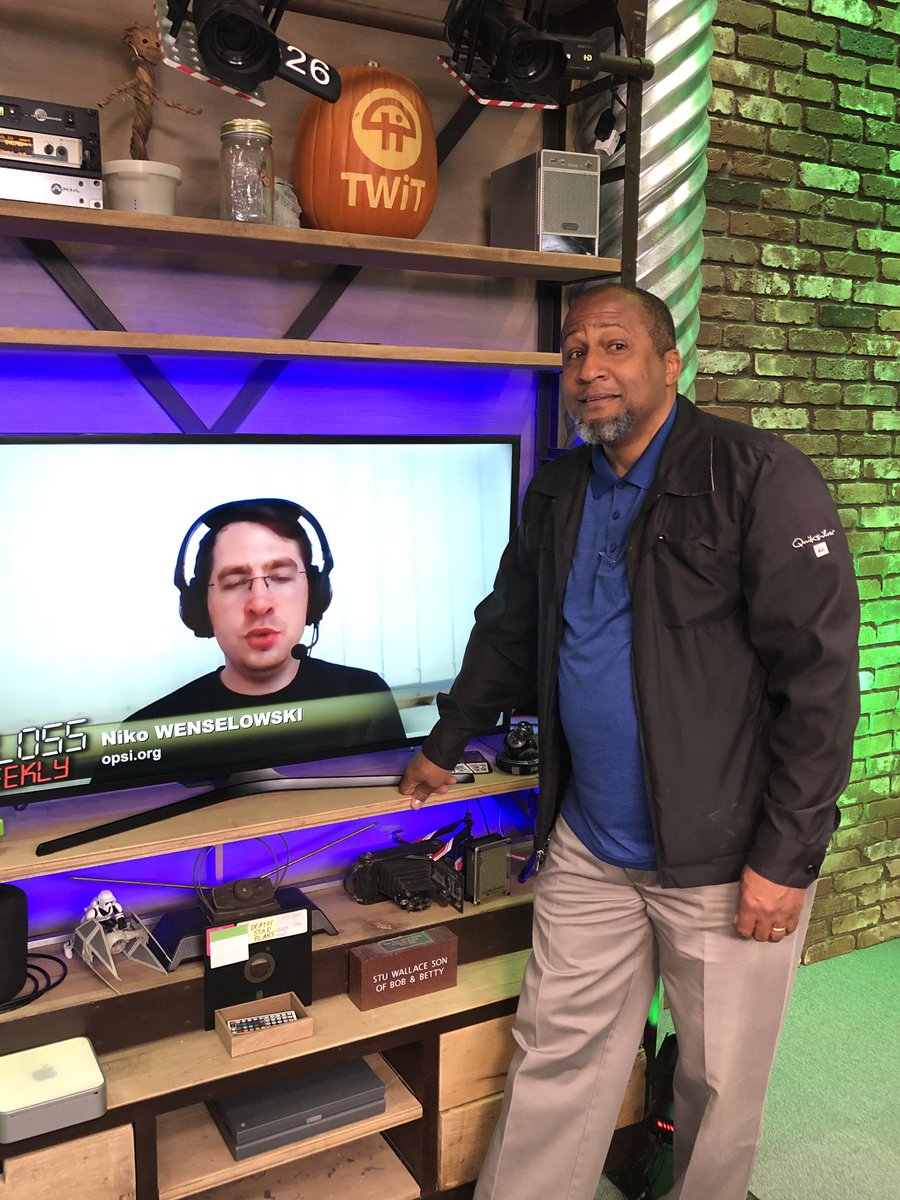 My husband Sam is on top of the world. He loves <a href="/InsideTWiT/">Inside TWiT</a> and <a href="/leolaporte/">Leo Laporte (twit.social/@leo)</a>