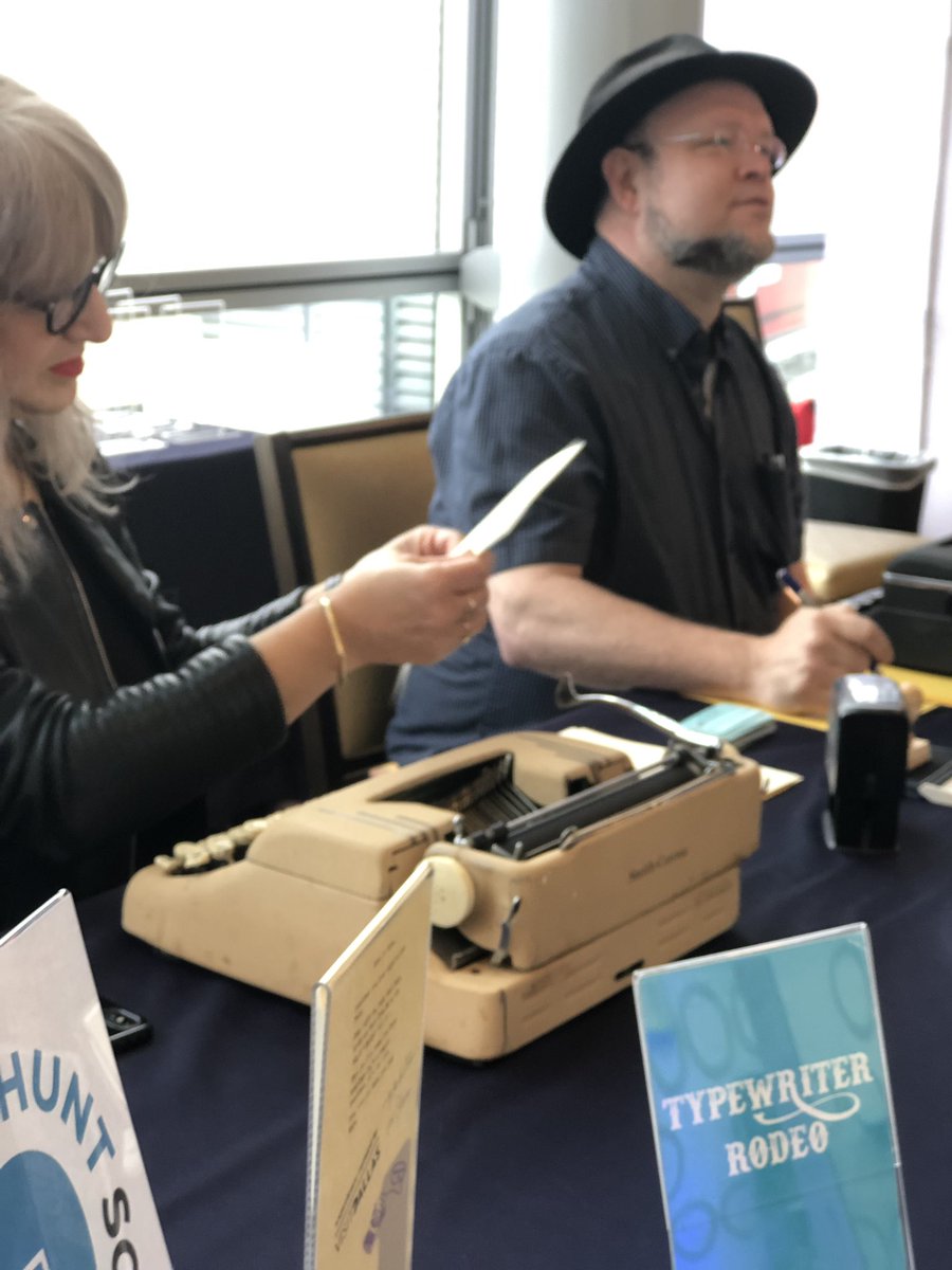 SmartMtgsJT's tweet photo. Check out the #TypewriterRodeo at the @dallasdelivers activation at #PCMAEC https://t.co/1of4L71YVm