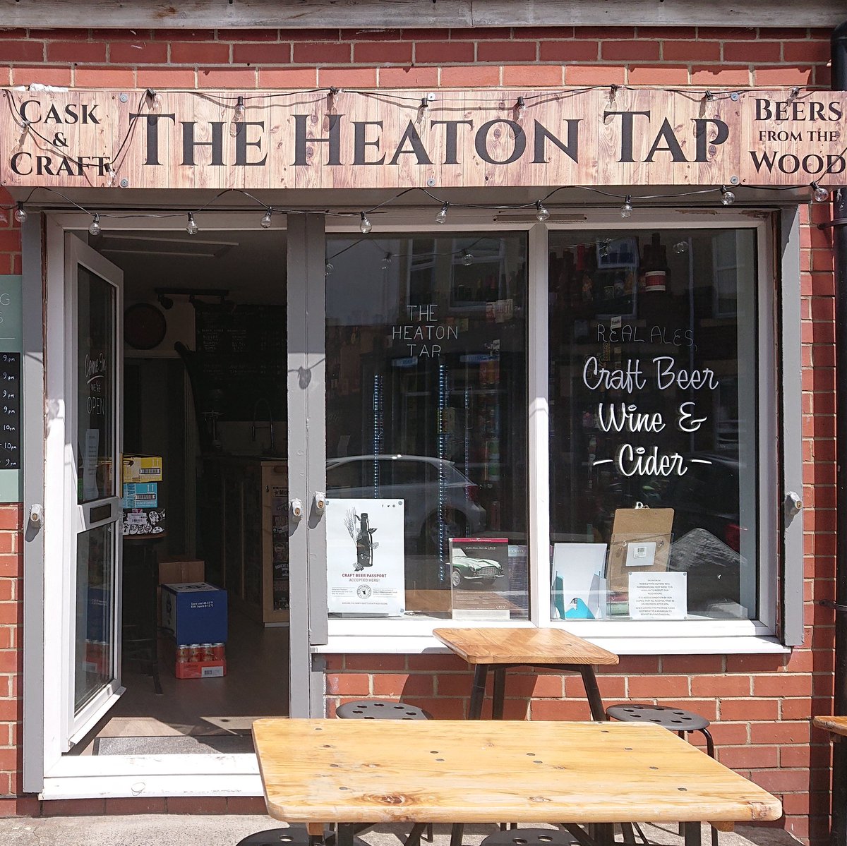 mastercellerman's tweet image. Just visited this fantastic place @TapHeaton beers from the wood were fantastic!