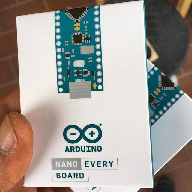 Jacquesfargion's tweet photo. New Arduino Nano arrived!! Now work for new project! #arduino #nanoevery #atmega4809 #project #sketch #arduinoide #arduinonano https://t.co/I0QGT1lwAw https://t.co/QA1CCb0ikc