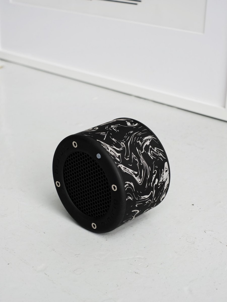 Introducing the Inspected x Minirig portable speaker.

Lazer engraved Marble pattern. Wireless bluetooth connectivity. 100 hours of playtime at 40 watts of power. Made in Bristol — extremely limited numbers.

Releasing Friday, 3pm GMT. Act fast.